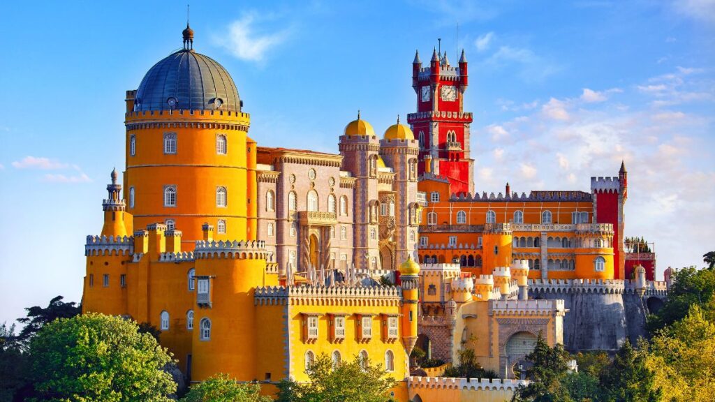 Palacio de Pena em Sintra Portugal